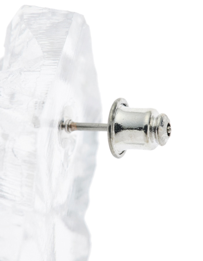 Ore Pierced Earrings / clear
