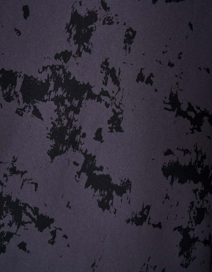 Abstract Paint Dress / charcoal gray