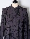 Abstract Paint Dress / charcoal gray