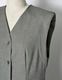 V-neck Straight Dress / gray