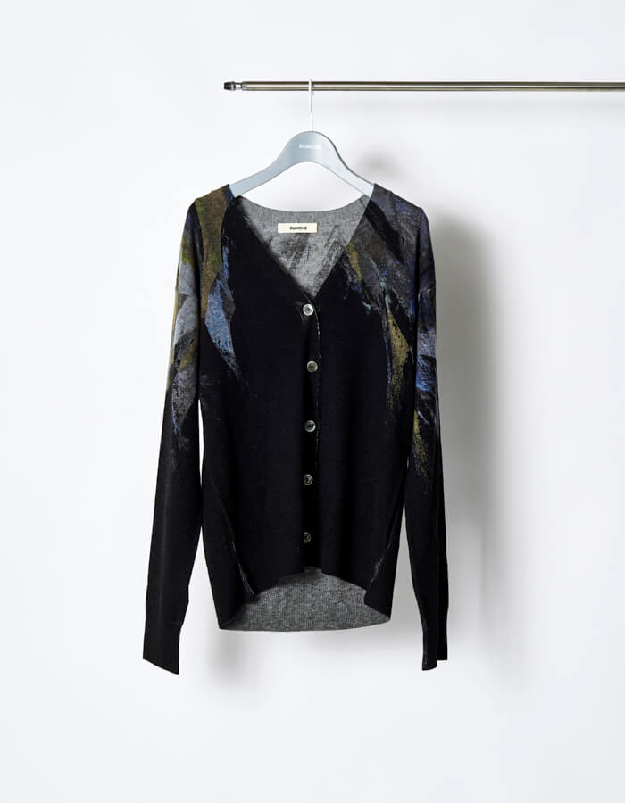 Wing Cardigan / navy