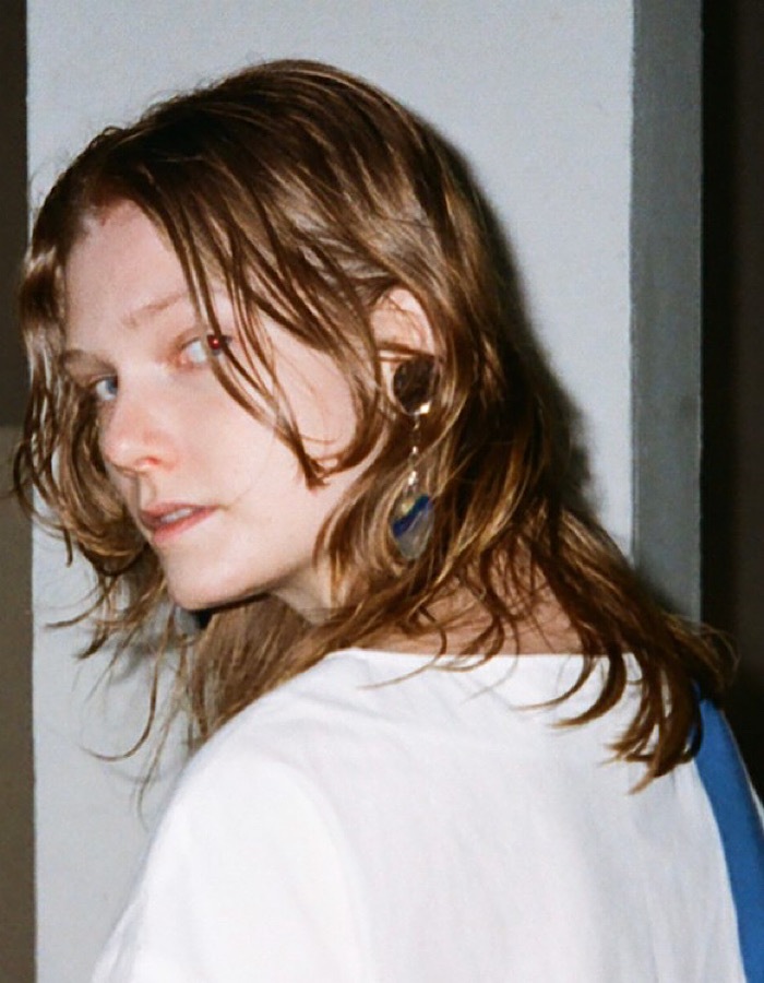 Pendulum Pierced Earrings / silver