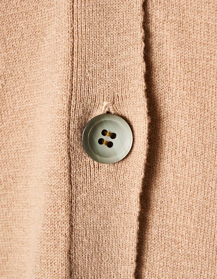 Wing Cardigan / pink beige