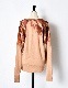 Wing Cardigan / pink beige