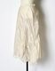 Sheer Gathered Skirt / ecru