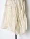 Sheer Gathered Skirt / ecru