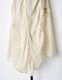 Sheer Gathered Skirt / ecru