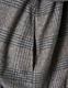Check Sliver Knit Blouson / brown
