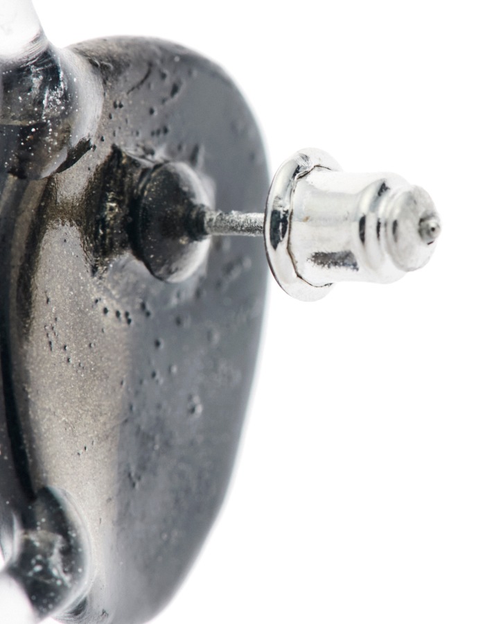 Symbolic Pierced Earrings / clear