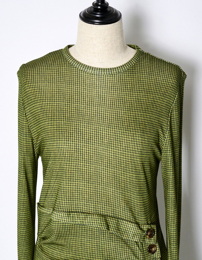 Venus Cutsew Dress / green