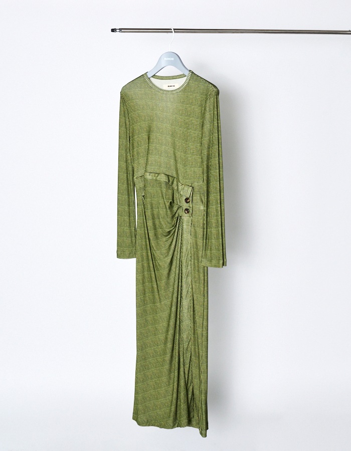 Venus Cutsew Dress / green