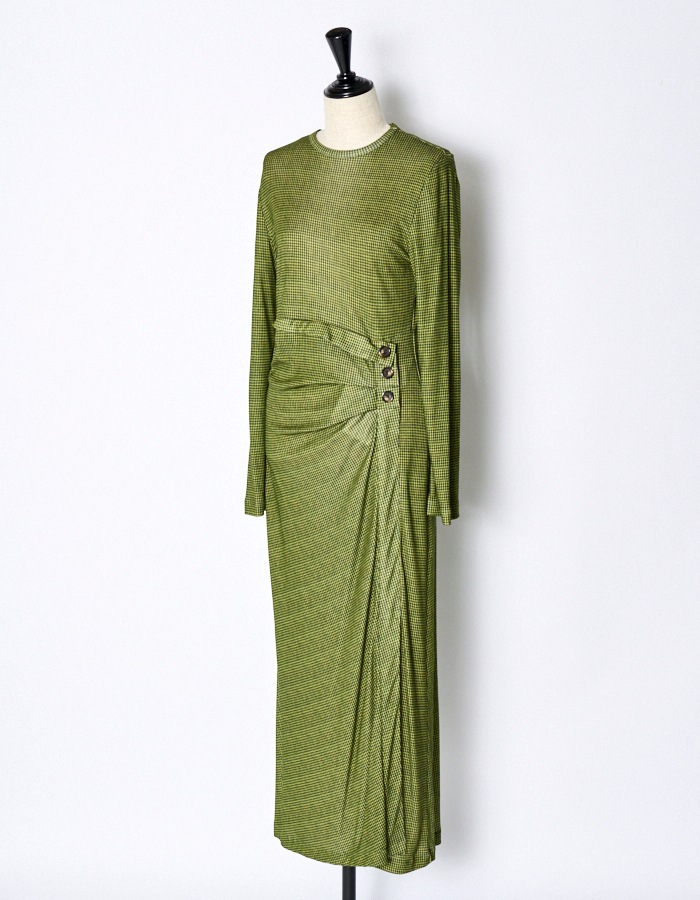 Venus Cutsew Dress / green