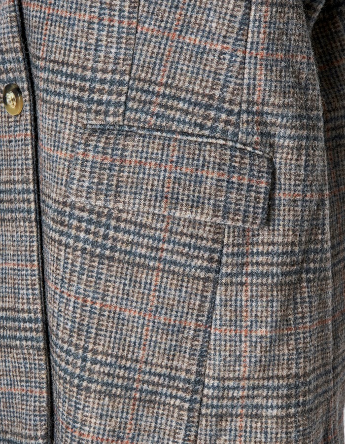 Curiosity Check Jacket / brown