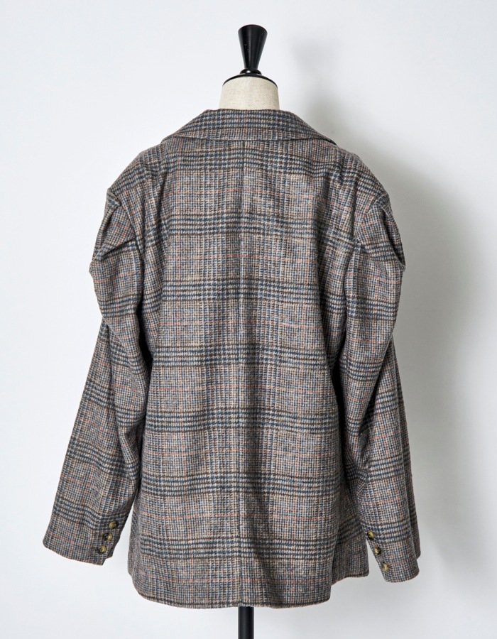 Curiosity Check Jacket / brown