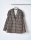 Curiosity Check Jacket / brown