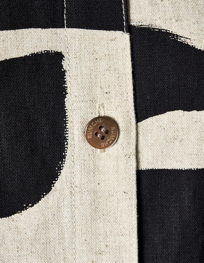 Original Graphic Dress / beige