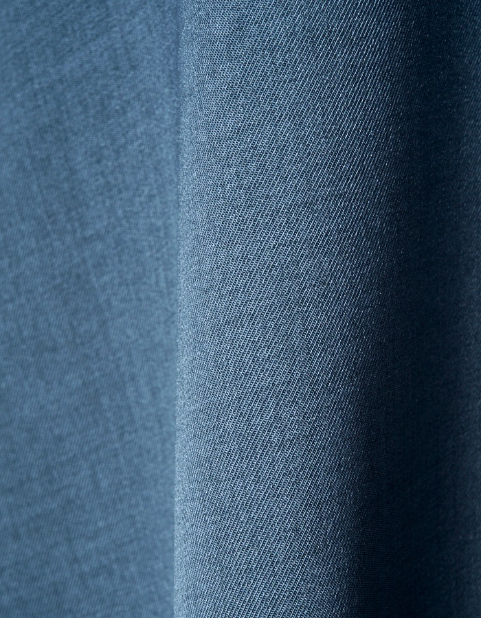 Landscape Embroidery Dress / blue