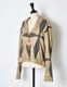 Scissors Patchwork Jacket / beige