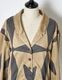 Scissors Patchwork Jacket / beige