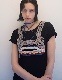 Knit Docking Cutsew Dress / black