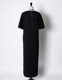 Knit Docking Cutsew Dress / black