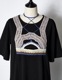 Knit Docking Cutsew Dress / black