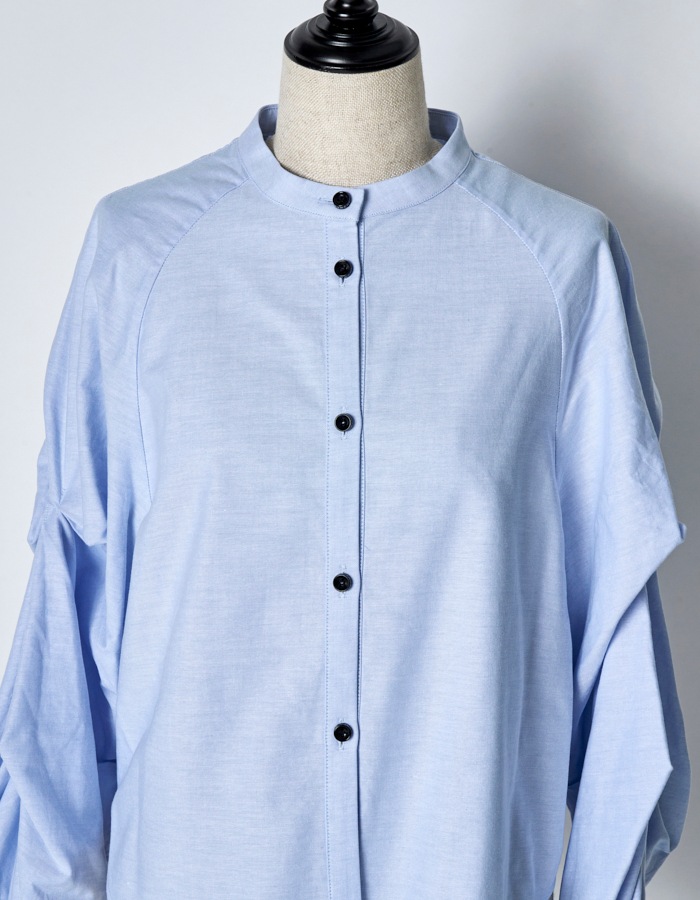 Curiosity Cotton Shirt / sax
