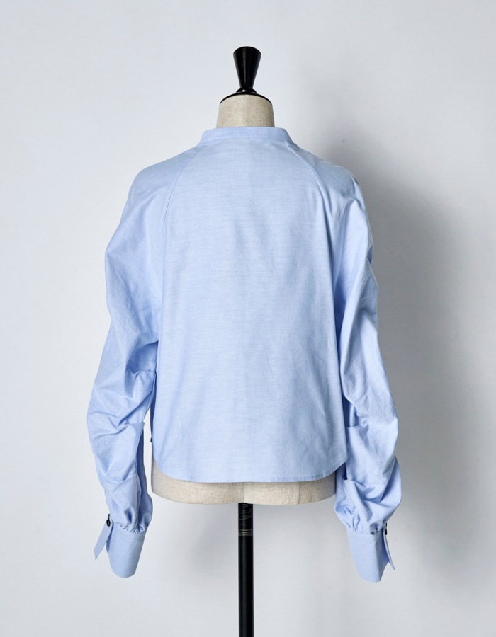 Curiosity Cotton Shirt / sax