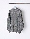 Dolman Sleeve Check Shirt / gray