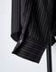Snowflake Stripe Shirt / black