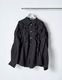 Snowflake Stripe Shirt / black