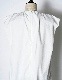 Sleeveless Gathered Dress / white