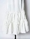 Sleeveless Gathered Dress / white