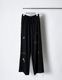 Treasure Embroidery Trousers / black