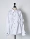 Snowflake Cotton Shirt / white