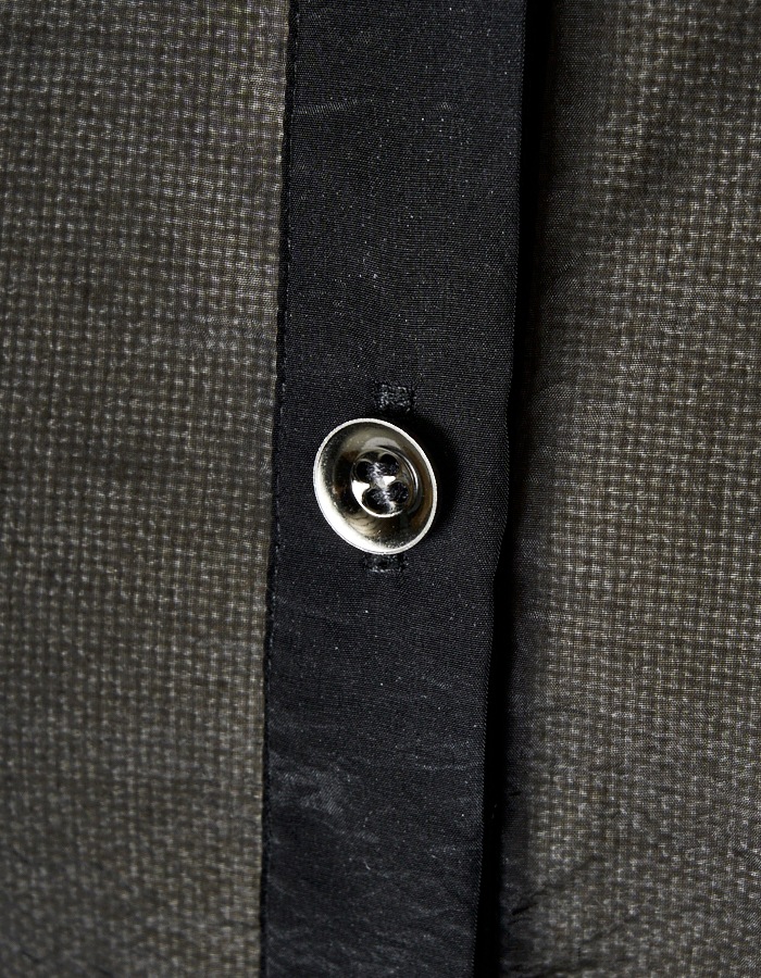 Sheer Gathered Blouse / black