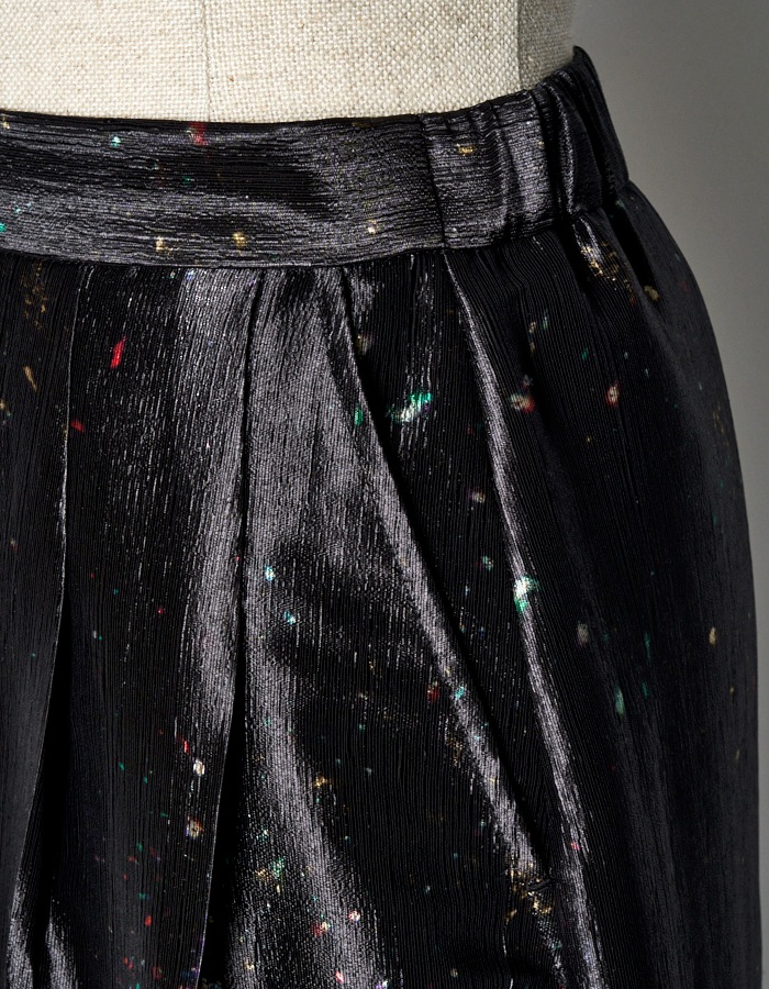 "GINGA" Original Paint Skirt / black