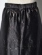 "GINGA" Original Paint Skirt / black