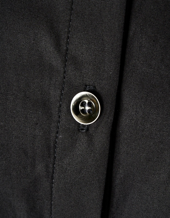 Typewriter Gathered Blouse / black