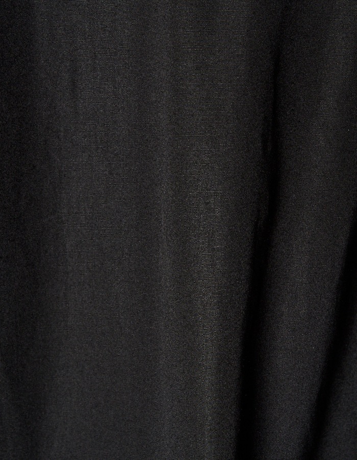 Typewriter Gathered Blouse / black