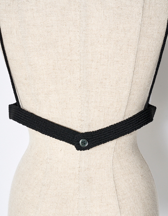 Bond Yarn Bra Tops / black