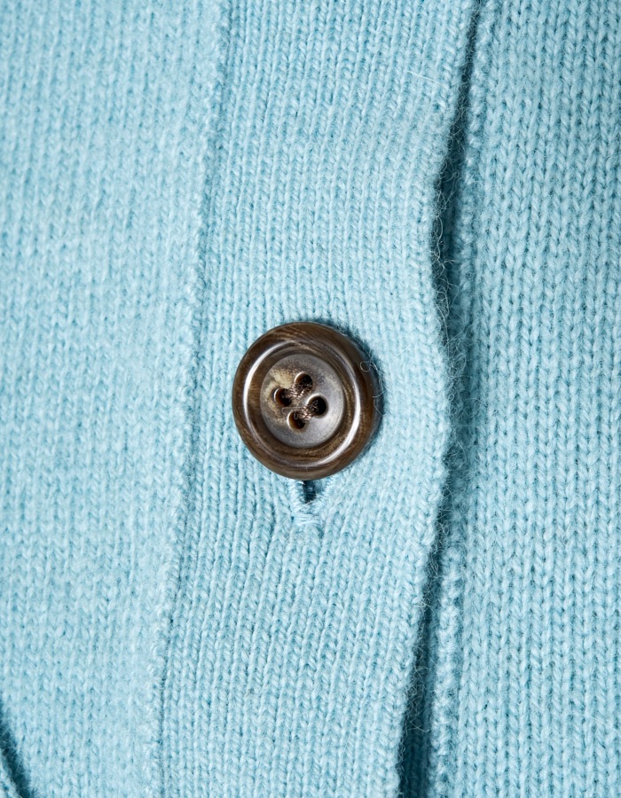 Layered Cardigan / light blue