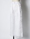 Sheer Embroidery Trousers / white