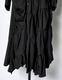 Typewriter Gathered Dress / black