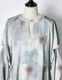Soapstone Shirt Dress / light gray