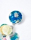 Ocean Plastic Bubble Earrings / blue