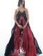 Sheer Gathered Camisole Dress / black