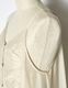 Sheer Gathered Camisole Dress / ecru