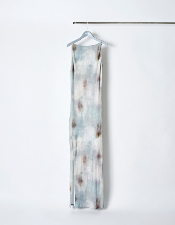 Soapstone Camisole Dress / light gray