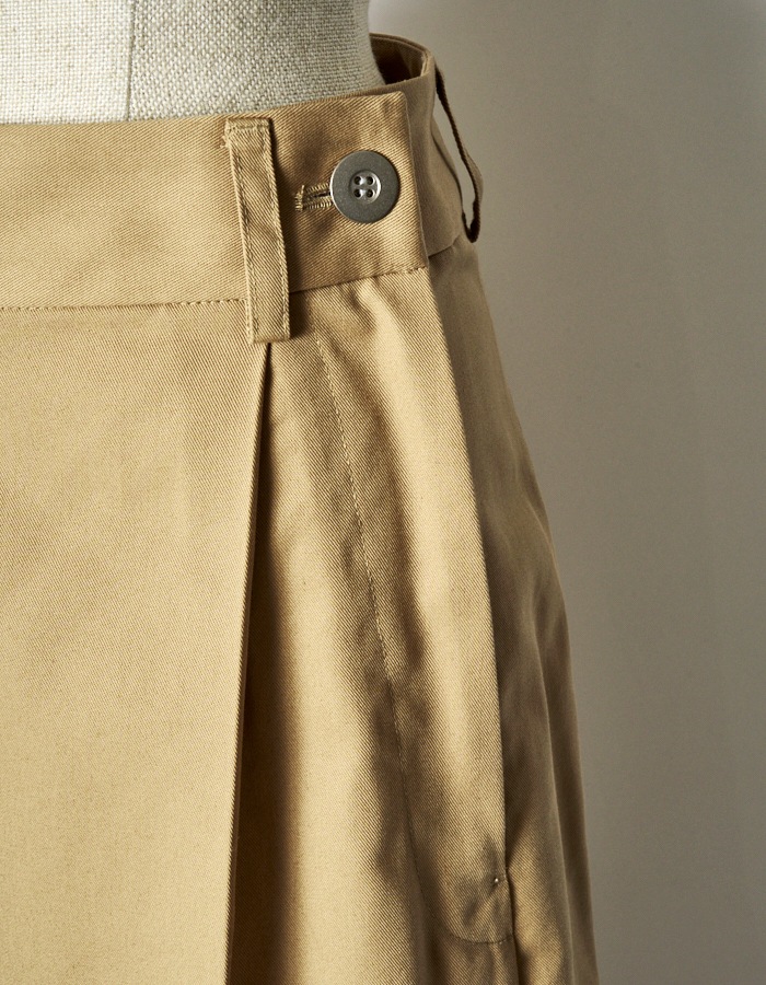 Chino Wide Pants / beige